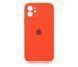 Силіконовий чохол Full Cover для iPhone 12 red Full Camera