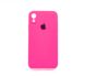 Силіконовий чохол Full Cover для iPhone XR barbie pink Full Camera