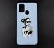 Силиконовый чехол Full Cover SP MyPrint для Samsung M31 mist blue серця-укр.