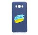 Силіконовий чохол MyPrint для Samsung J5-2016/J510 Слава Україні, Candy blue
