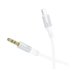 AUX кабель Borofone BL19 Lightning 1m white