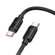 Кабель Hoco X115 Type-C to Type-C 240W 1m black