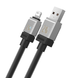 USB кабель Baseus CoolPlay Series fast charging cable Lightning 2.4A 1m black CAKW000401