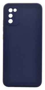 TPU чохол Square Full Camera для Samsung A02S blue/yellow