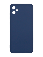 Силіконовий чохол SMTT для Samsung A05 dark blue Full Camera з мікрофіброю