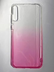 Силиконовый чехол Gradient Design для Huawei P Smart S /Y8P white-pink