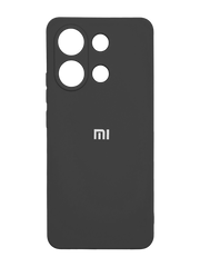 Силіконовий чохол Full Cover для Xiaomi Redmi Note 13 4G black Full Camera