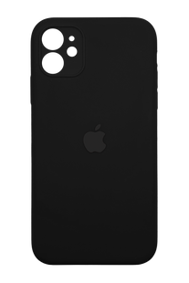 Силіконовий чохол Full Cover для iPhone 11 black Full Camera
