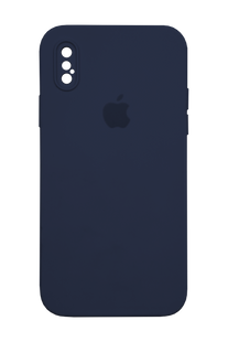Силіконовий чохол Full Cover Square для iPhone XS Max midnight blue Full Camera