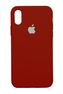 Силіконовий чохол Full Cover для iPhone X/XS camelia white