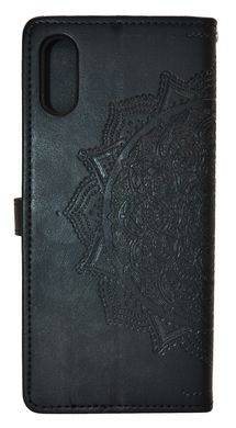 Чохол-книжка шкіра Art case для Samsung A02 з візитницею black