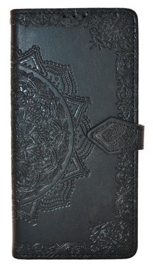 Чохол-книжка шкіра Art case для Samsung A02 з візитницею black