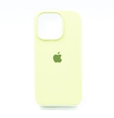 Силіконовий чохол Full Cover для iPhone 14 Pro pistachio