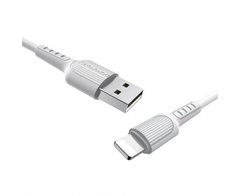 USB кабель Borofone BX16 Lightning 2.4A 1m white
