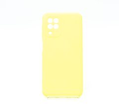 Силіконовий чохол Full Cover для Samsung A22 4G/M32 4G fluoresent yellow Full Camera без logo