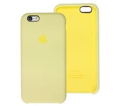 Силіконовий чохол для Apple iPhone 6 + original mellow yellow