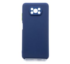 TPU чохол Square Full Camera для Xiaomi Poco X3 NFC/Poco X3 Pro blue/green