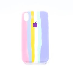 Силіконовий чохол Full Cover для iPhone XR Rainbow №3