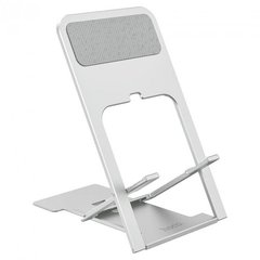 Держатель настольный Hoco PH43 Main-way ultra thin alloy folding desktop stand 4.5-7" silver