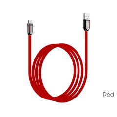 USB кабель HOCO U74 Grand Type-C 3A/1,2m/QC3.0 red