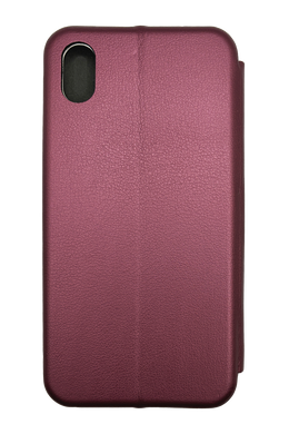 Чехол книжка Original кожа для iPhone XR marsala