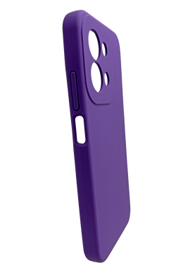 Силиконовый чехол WAVE Full Cover для Xiaomi Redmi 15C 4G dark purple Full Camera