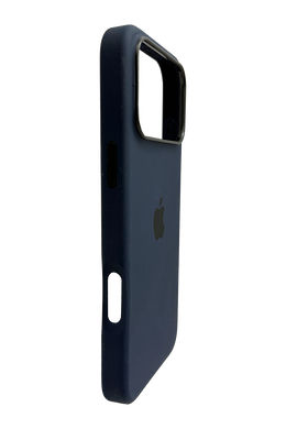 Силіконовий чохол with MagSafe для iPhone 17 Pro Max midnight blue 1:1 Smart animation