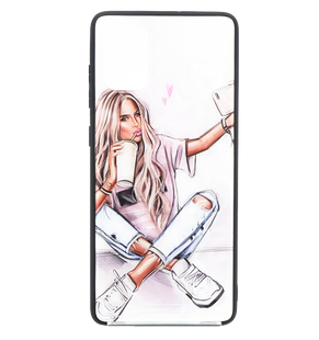TPU+PC чохол Prisma Ladies для Samsung A71 Selfie