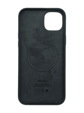 Силіконовий чохол with MagSafe для iPhone 15 Plus black