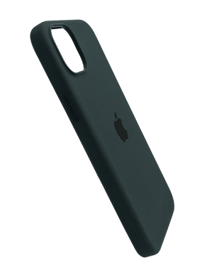 Силиконовый чехол with MagSafe для iPhone 15 Plus black