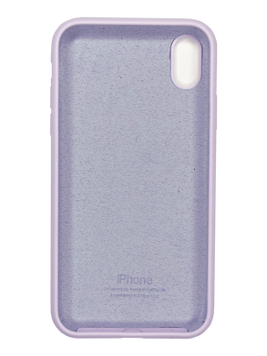 Силіконовий чохол Full Cover для iPhone XR light lilac (glycine)