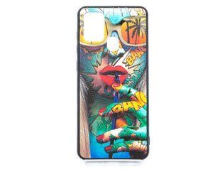 Силиконовый чехол Beauty art для Samsung A21S (A217) девочка 1