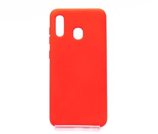 Силиконовый чехол Full Cover для Samsung A20/A30 red без logo