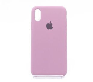 Силіконовий чохол original для iPhone X/XS lilac pride