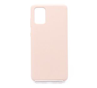 Силиконовый чехол Full Cover SP для Samsung A71 pink sand