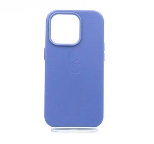 Чохол Leather with Magsafe для iPhone 14 Pro wisteria