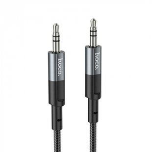 AUX кабель Hoco UPA23 AUX Audio cable 1m metal grey