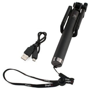 Селфи палка Monopod Dispho Elite Bluetooth 80 cm black