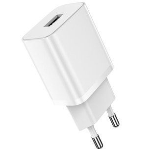 Сетевой блок питания Borofone BA52A 2.1A 1usb (EU) white