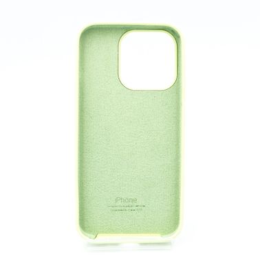 Силіконовий чохол Full Cover для iPhone 14 Pro pistachio