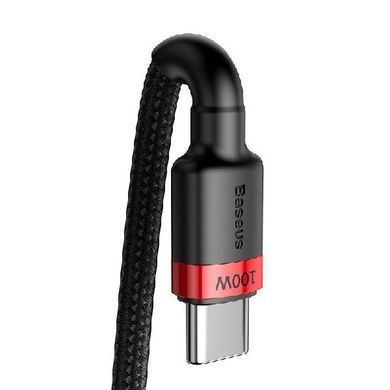 Кабель Baseus Cafule Flash Charging Type-C to Type-C PD 2.0 100W 2m red/black