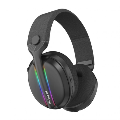 Наушники Walker BIG WBT-83 RGB/BT/2.4G игровые с микрофоном black