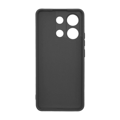 Силіконовий чохол Full Cover для Xiaomi Redmi Note 13 4G black Full Camera