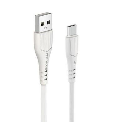 USB кабель Borofone BX37 Wieldy Type-C 2.4A/1m white