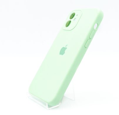 Силіконовий чохол Full Cover для iPhone 12 fresh green Full Camera