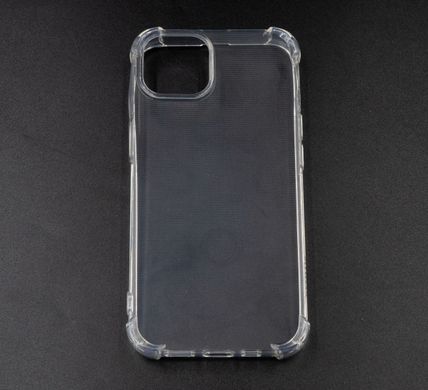 Чохол (TPU) Getman Ease logo для iPhone 14 clear з посиленими кутами