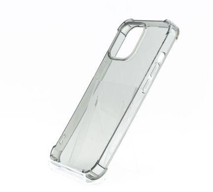 Чохол (TPU) Getman Ease logo для iPhone 13 Pro clear gray з посиленим кутами