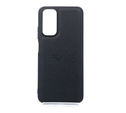 Силіконовий чохол WAVE Ukraine Leather для Xiaomi Redmi Note 11 4G/Note 11S home black (TPU)