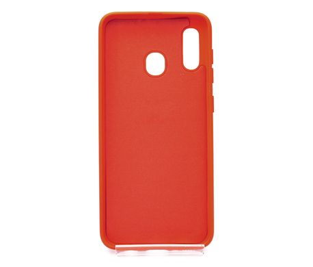 Силіконовий чохол Full Cover для Samsung A20/A30 red без logo