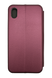 Чехол книжка Original кожа для iPhone XR marsala